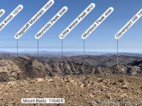 Looking north-northeast from Mount Baldy.