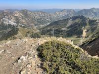 Atop Baldy, near Main Chute