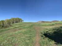 View of Chris Flat and Mahogany Mountain.
