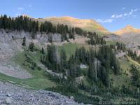 Bomber Peak (center) and North Timpanogos (right).