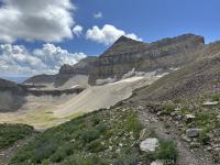 Descending into the basin