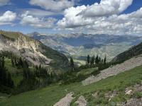 American Fork Twin Peaks (purple mountain in center background)