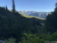 A view of Little Cottonwood ridge