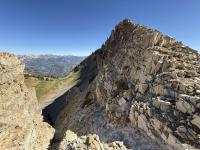 A little couloir on Roberts Ridge