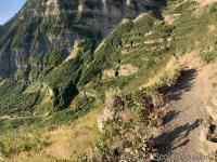 View of Primrose Cirque (looking east by southeast) at about the 2 mile mark.