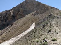 View of South Timpanogos / Second Summit from the Glacier Saddle.