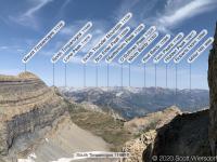 Looking north from below South Timpanogos.